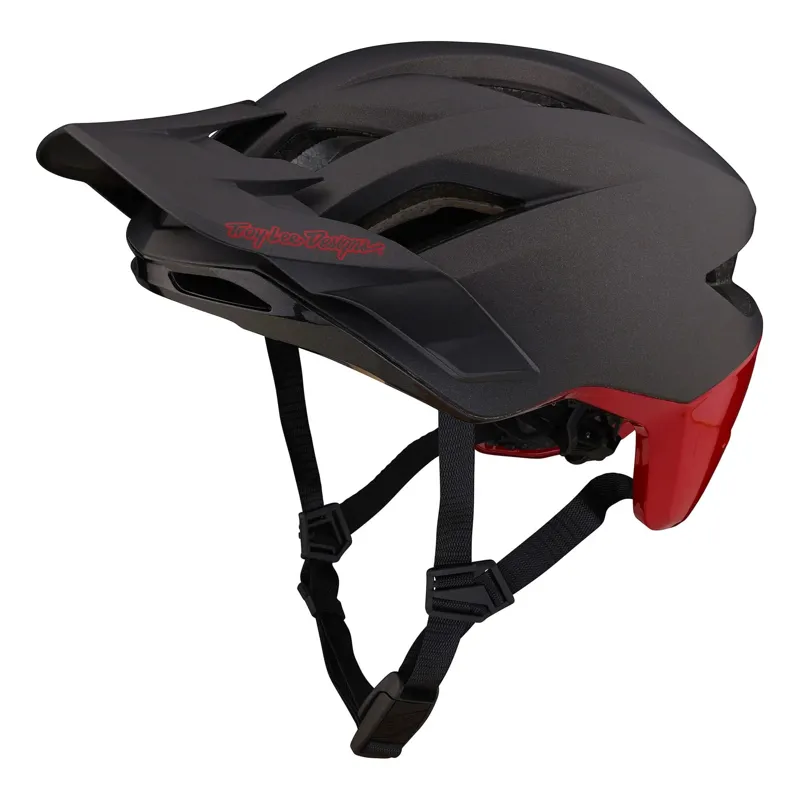 Troy Lee Designs Flowline SE MIPS Helmet in Radian - Charcoal/Red-2